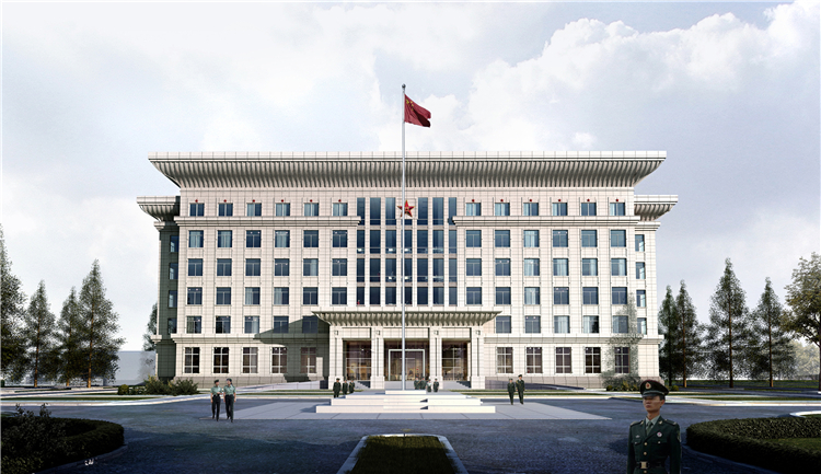 外-阜陽(yáng)軍分區(qū)食堂招待所綜合樓經(jīng)濟(jì)教學(xué)辦公樓幕墻